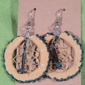 Native American Southwestern Dream Catcher Earrings